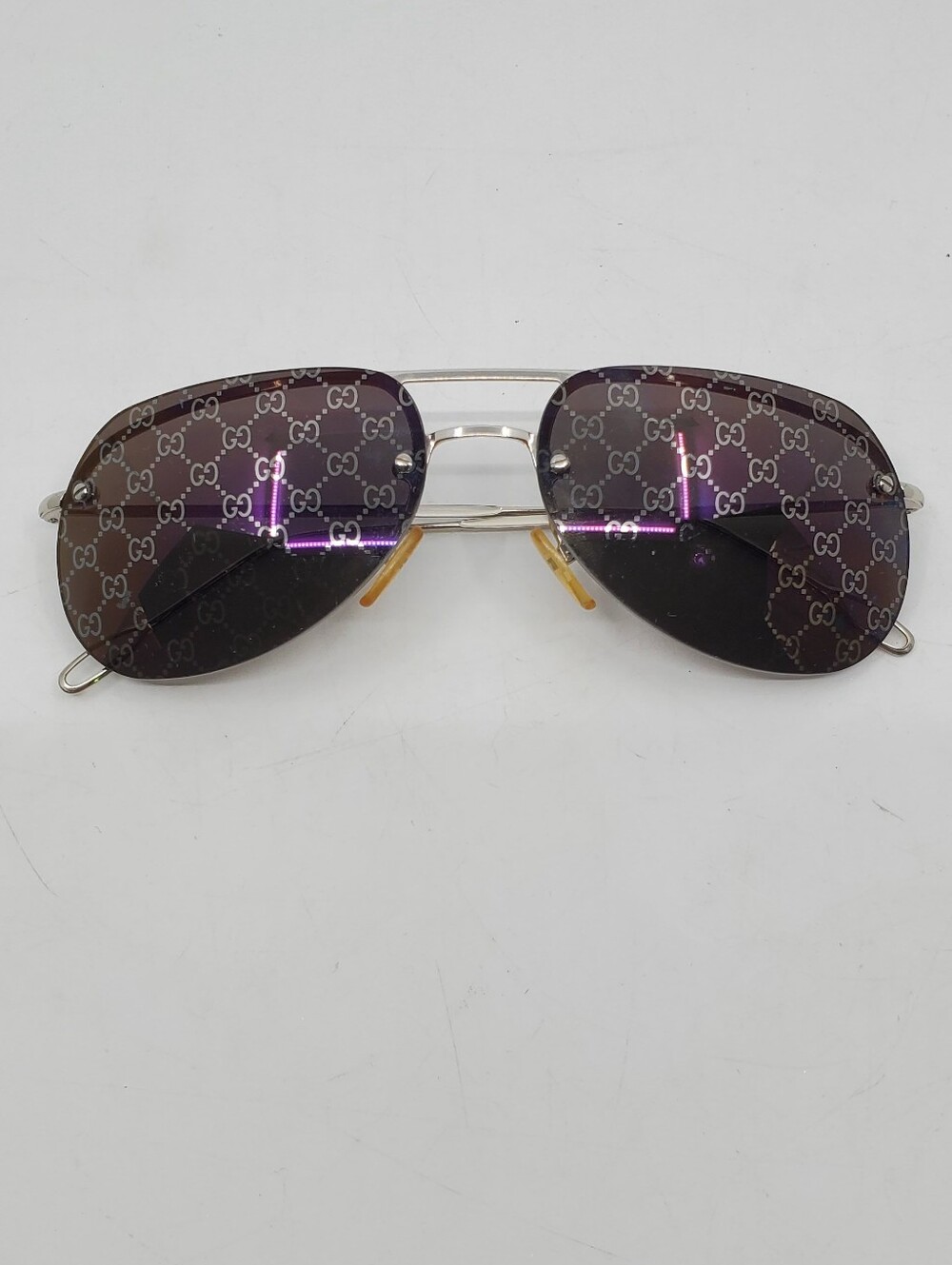 Gucci Vintage Monogram Aviator 1292/S B Sunglasses